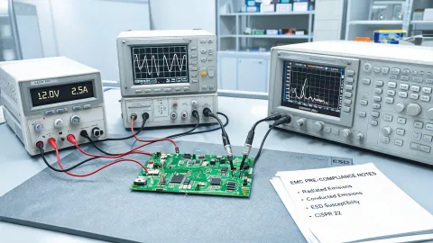 Electronics manufacturing RF validation bench
